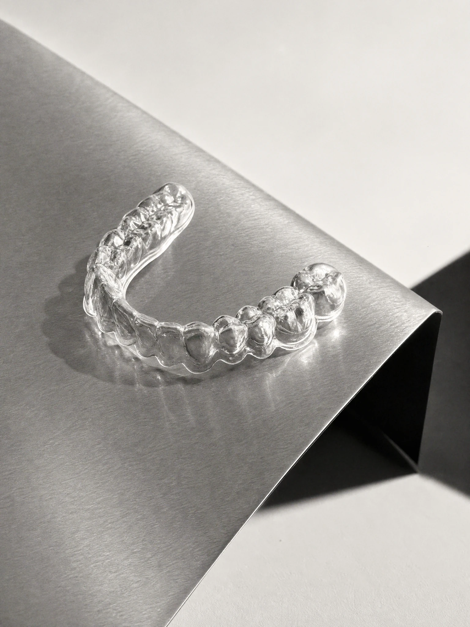 A clear dental aligner